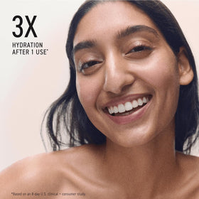 Rodan + Fields Active Hydration Serum drop application showing absorption