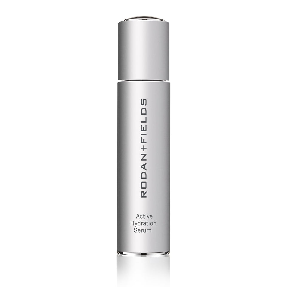 Rodan + Fields Active Hydration Serum bottle delivering lasting moisture