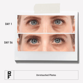 Rodan + Fields Bright Eye Complex creamy texture close-up for smooth application.