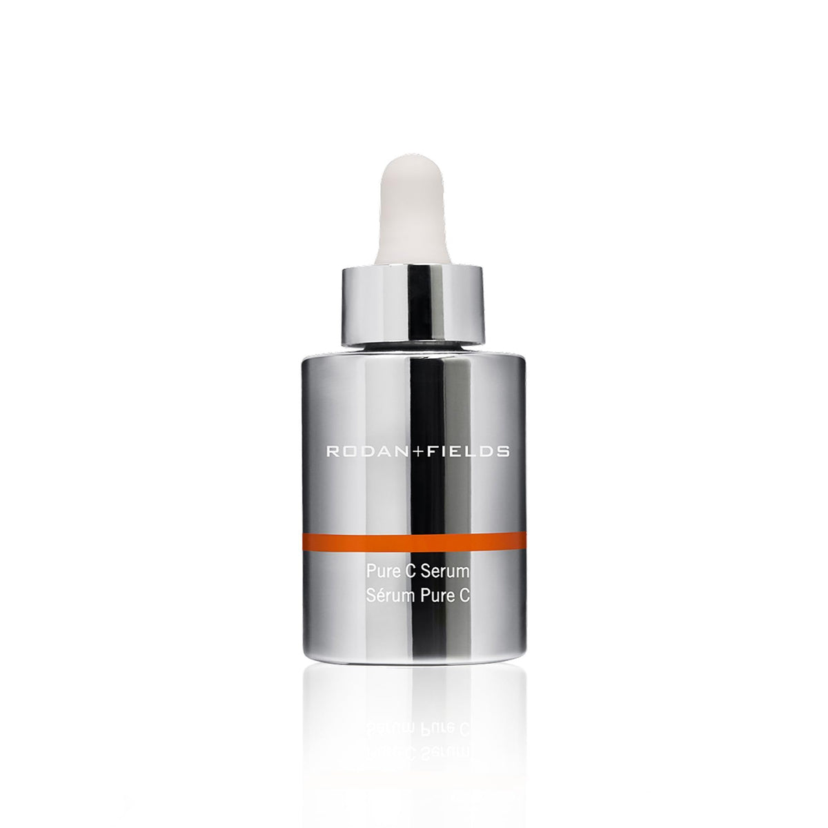 Rodan + Fields Pure C Serum bottle pour shows quick absorption and brightening potential
