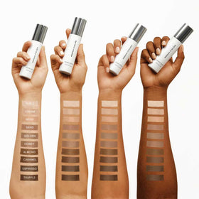 Rodan and Fields Radiant Defense beige swatch showing natural coverage