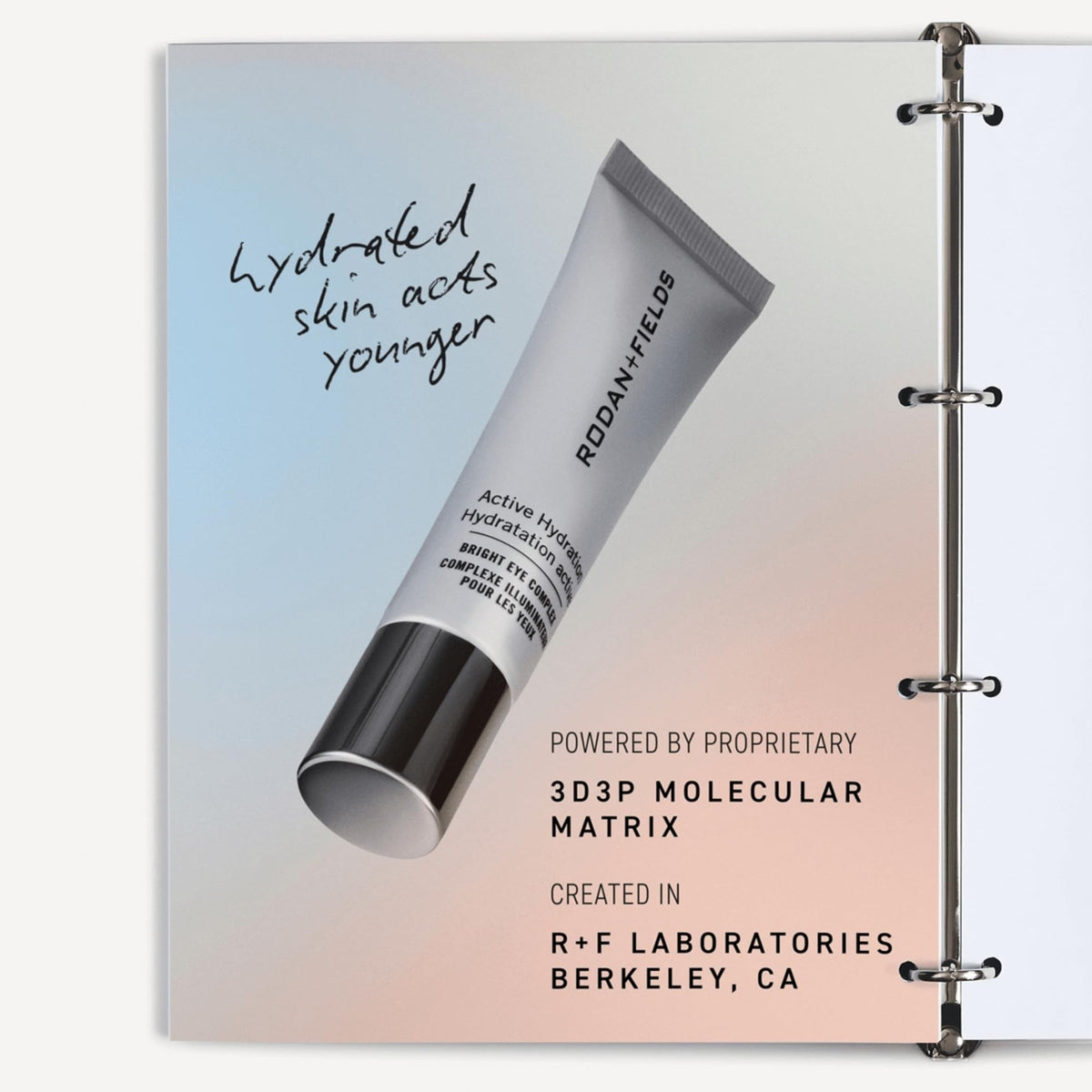 Rodan + Fields travel-size packaging ideal for on-the-go hydration.