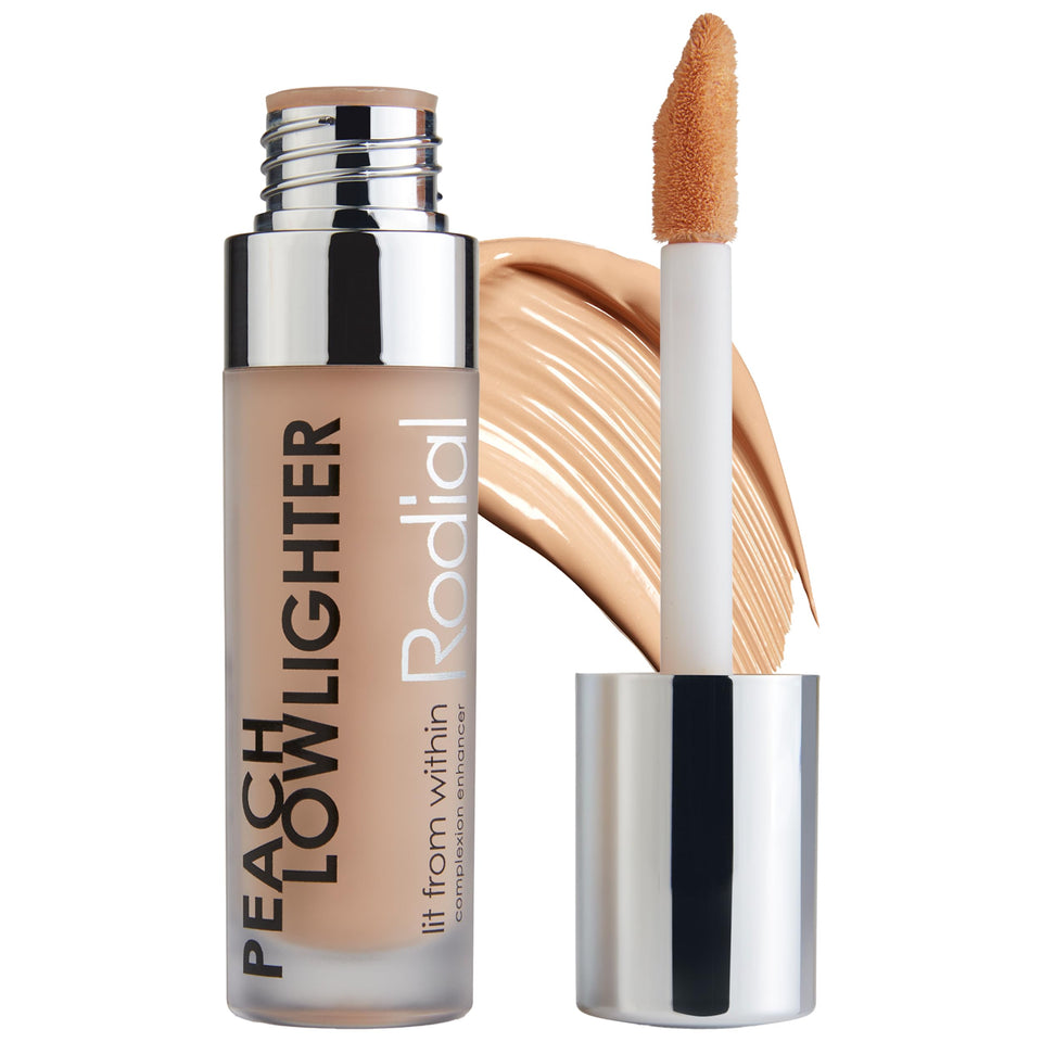 Rodial Peach Lowlighter packaging for travel-ready elegance