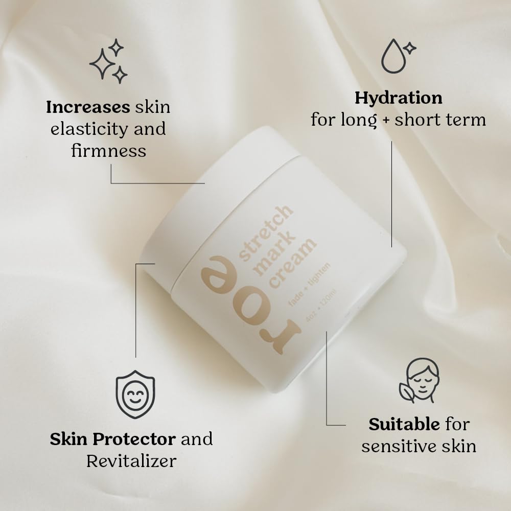 Applying Roe Wellness cream during pregnancy supports skin elasticity