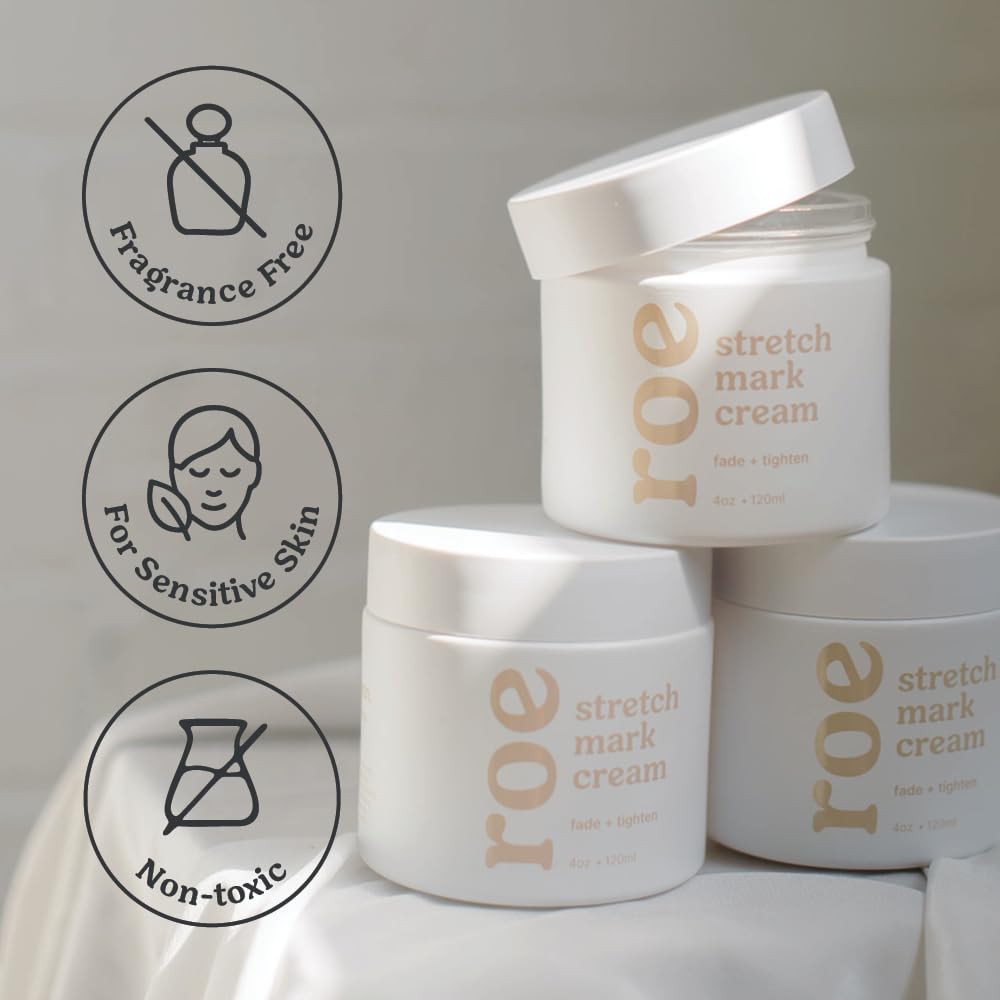 Safe for mom and baby with hypoallergenic ingredients in Roe Wellness cream