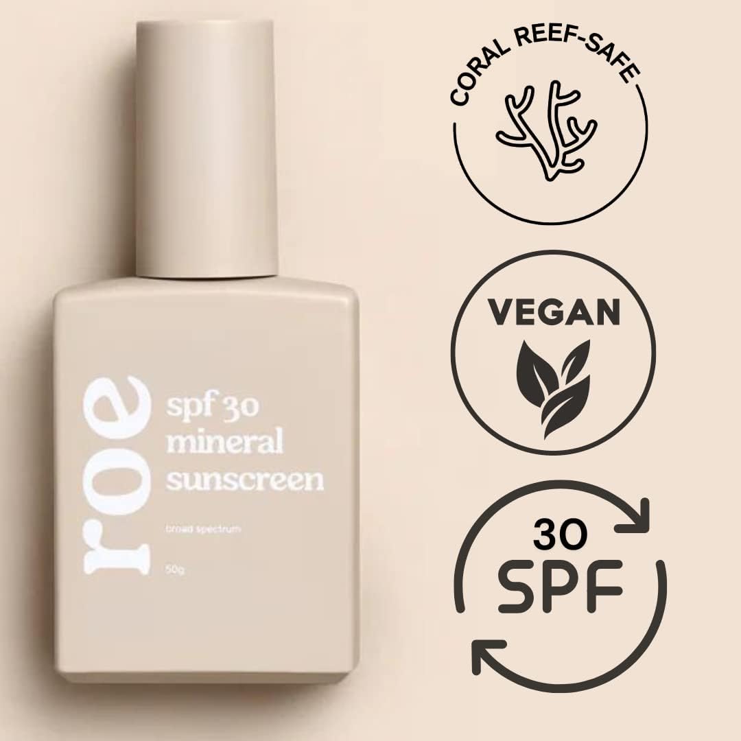 Roe Wellness bottle demonstrated for easy daily sun care