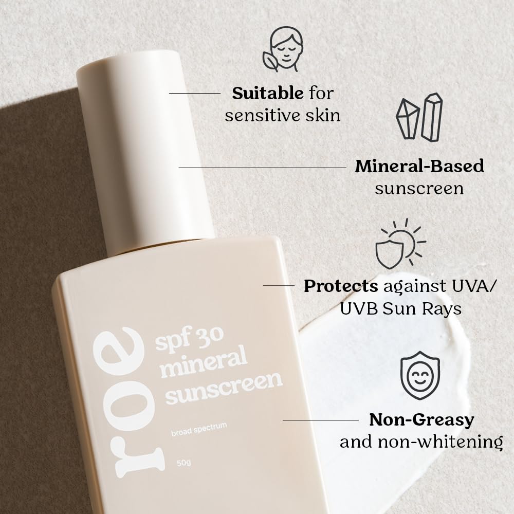Roe Wellness paraben-free label indicates safe daily use