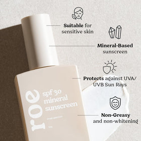 Roe Wellness paraben-free label indicates safe daily use