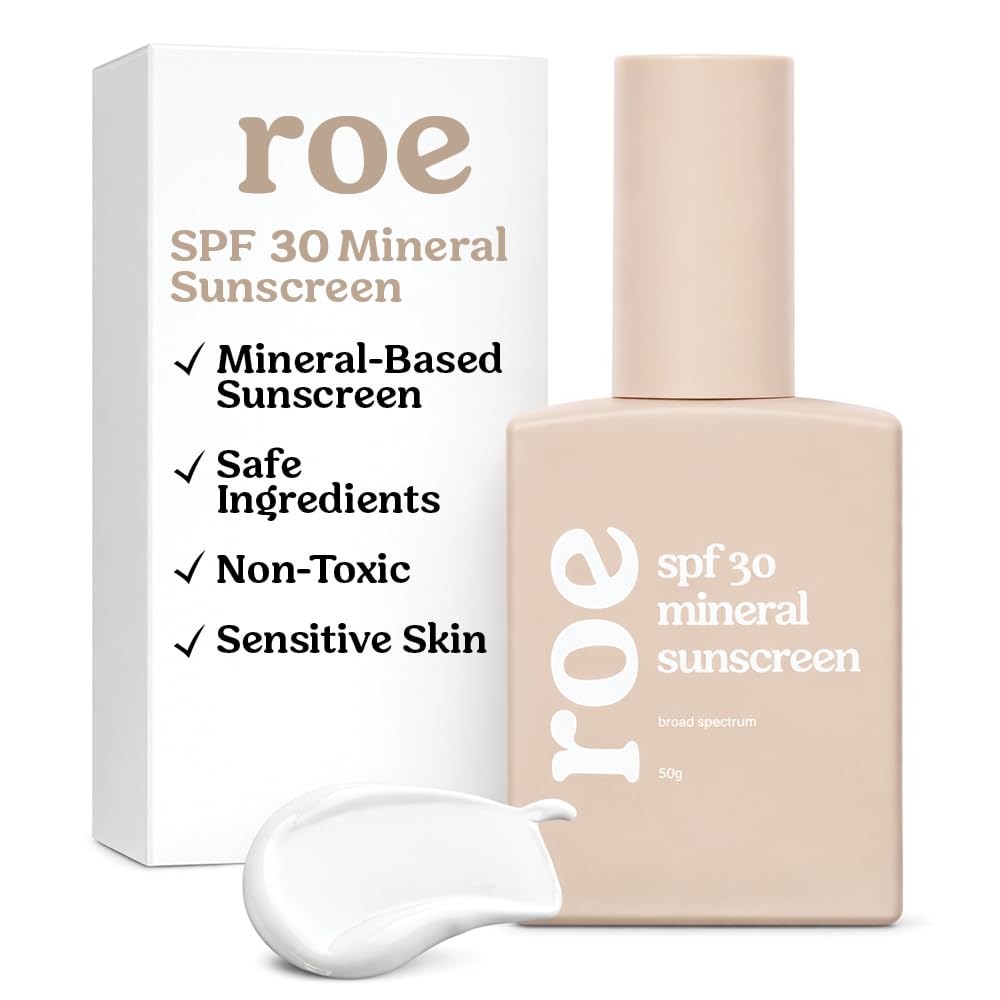 Roe Wellness baby sunscreen SPF 30 mineral formula protects delicate skin