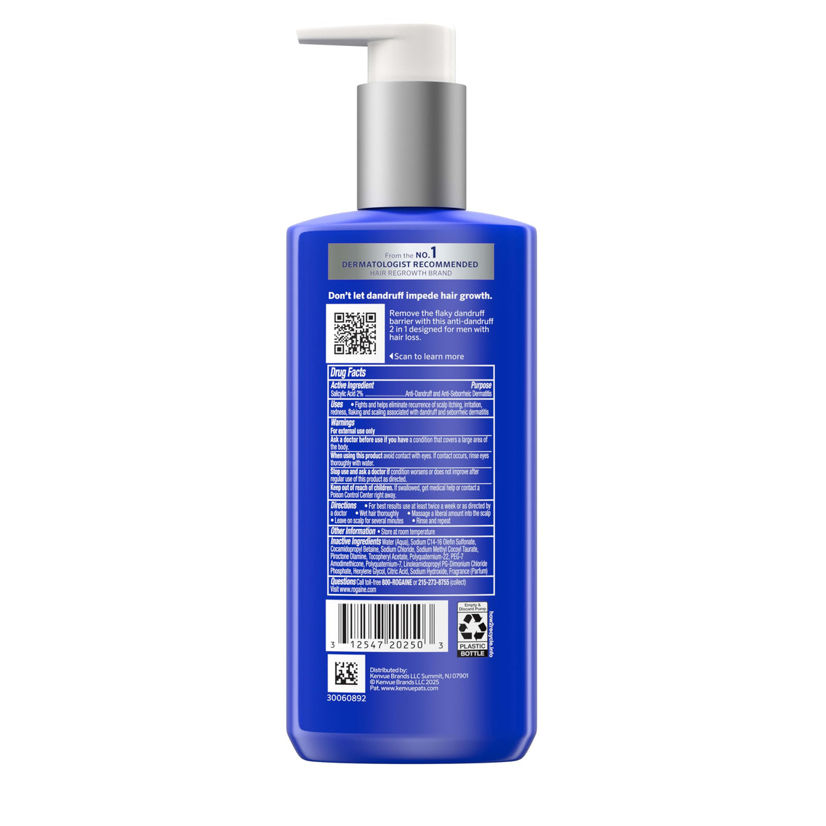 Rogaine packaging image highlighting product details