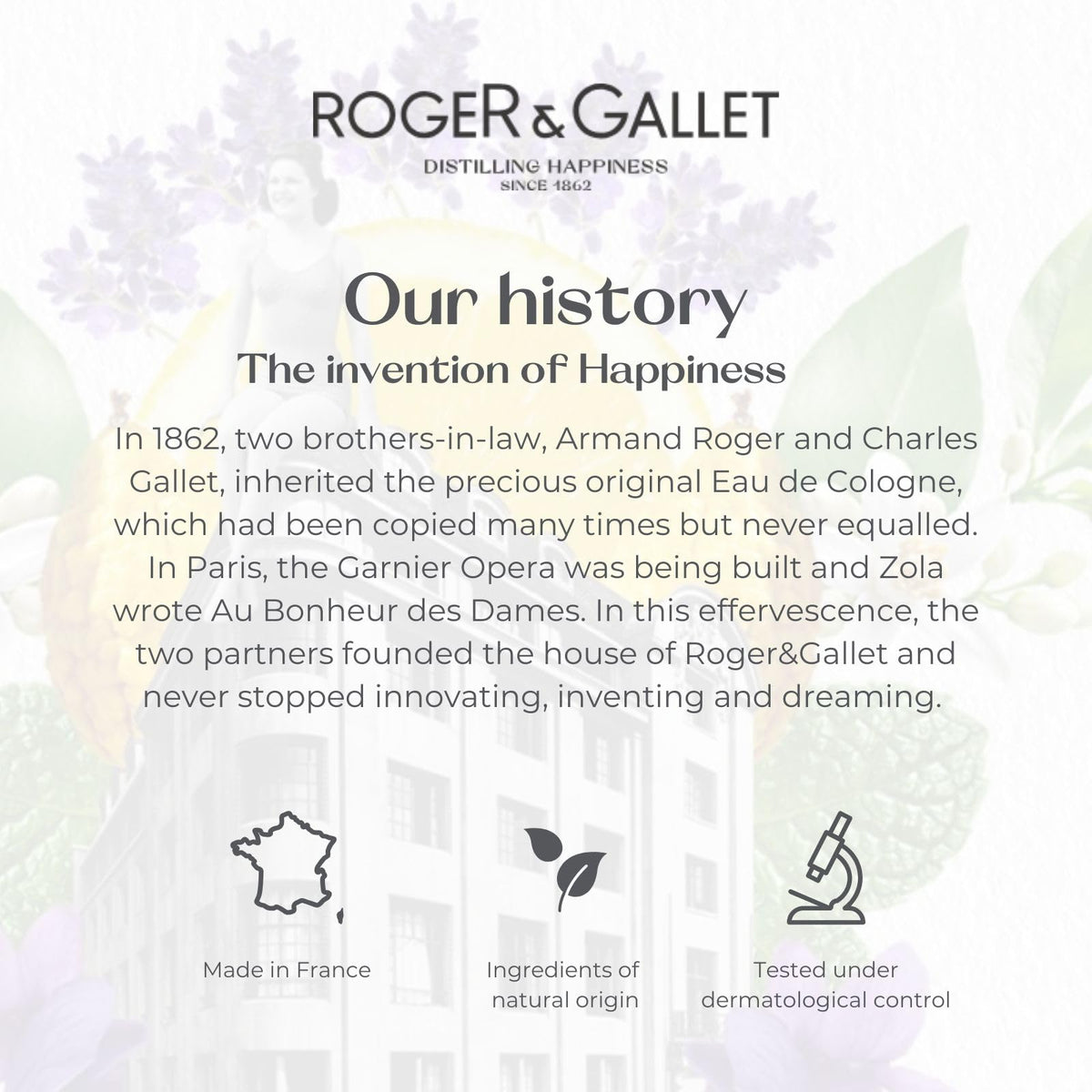 Roger & Gallet Neroli Fragrant Water applied to pulse points for a fresh lift.