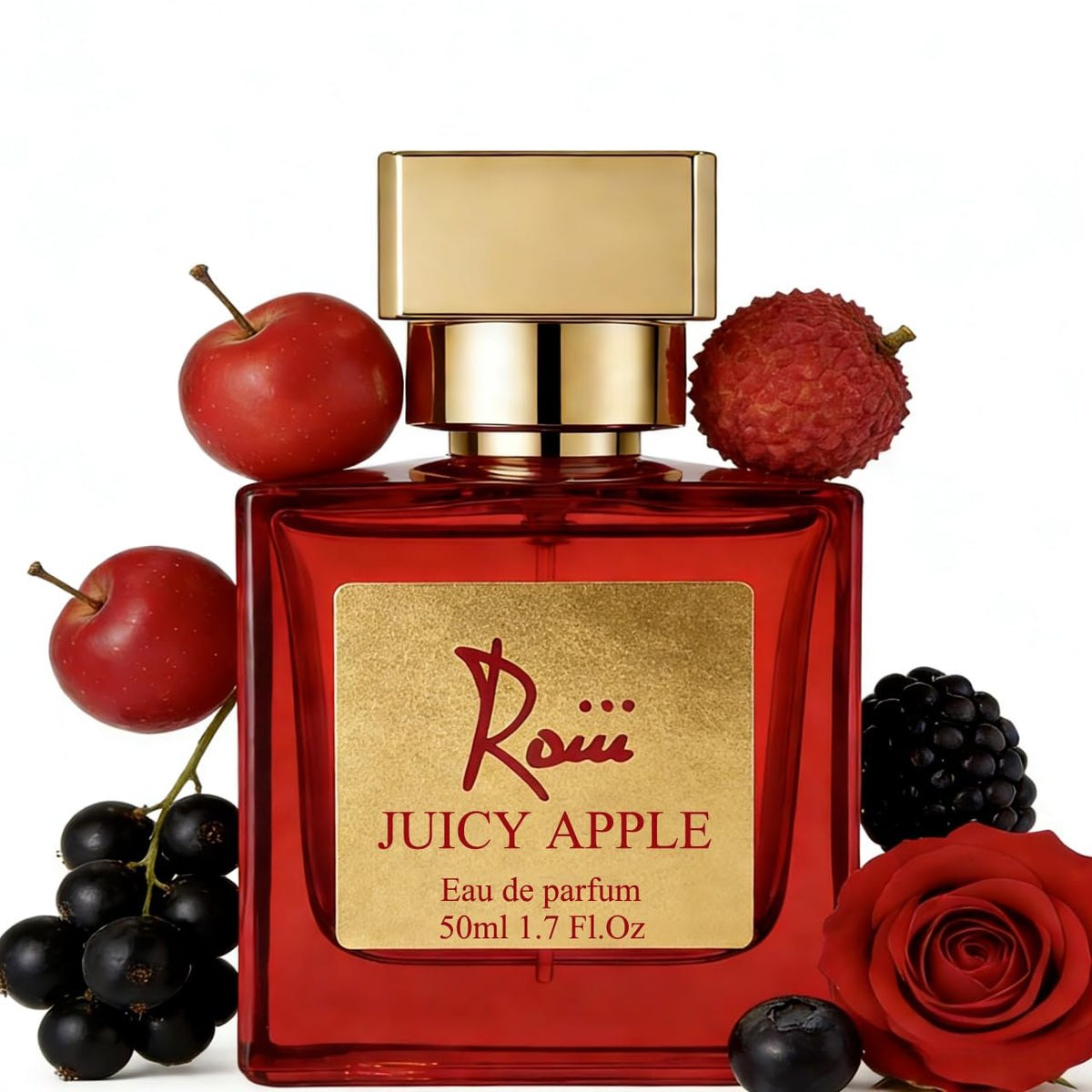 Roiii Juicy Apple cap closeup shows refined finish and sturdy design.