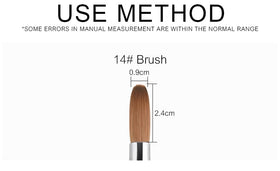 Rolabling available sizes 6 to 18 for versatile nail techniques