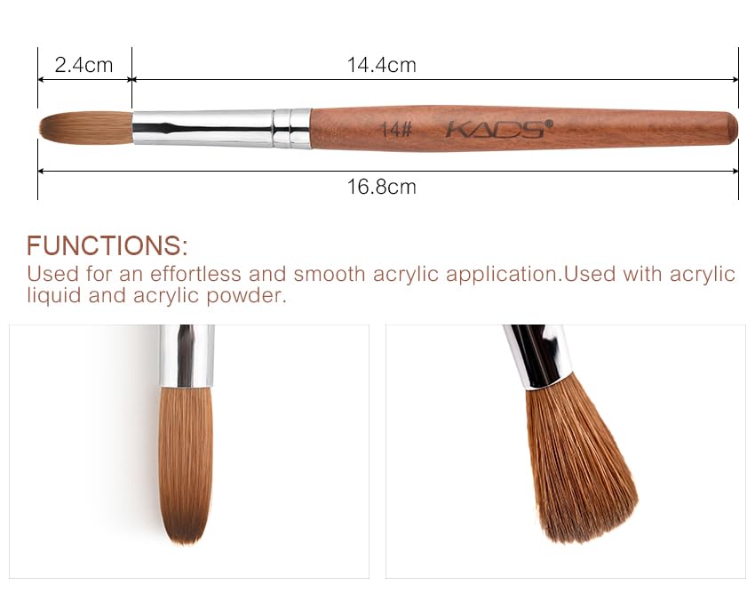 Rolabling durable wooden handle complements soft bristles