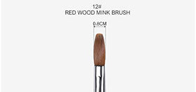 Rolabling nail brush ideal for home DIY nail art projects and touch-ups.