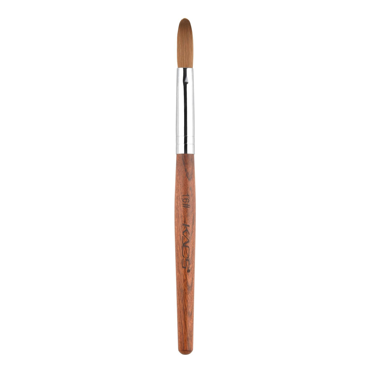 Rolabling nail brush with Kolinsky sable hair for precise acrylic art.