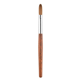 Rolabling nail brush with Kolinsky sable hair for precise acrylic art.