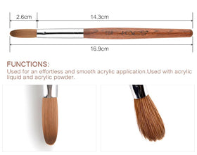 Rolabling nail brush supports salon-grade results with long-lasting performance.
