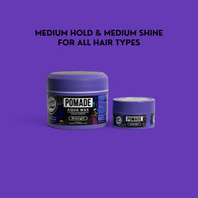 Close-up of hair with Rolda Midnight Pomade achieving a flake-free finish