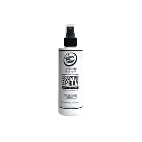 Rolda Pre-Styling Sculpting Hair Spray bottle for flexible hold.