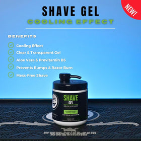 Rolda Refreshing Shave Gel bottle highlighting aloe vera hydration