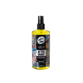 Rolda Sunset aftershave bottle front view for refreshed post-shave care.