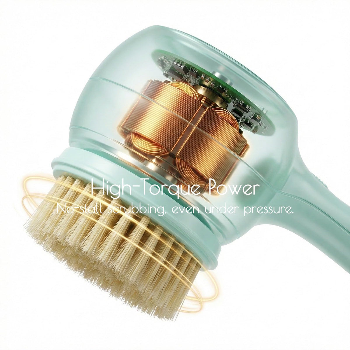 ROLLERSTONE lathering bath head enabling cleansing and rich lather