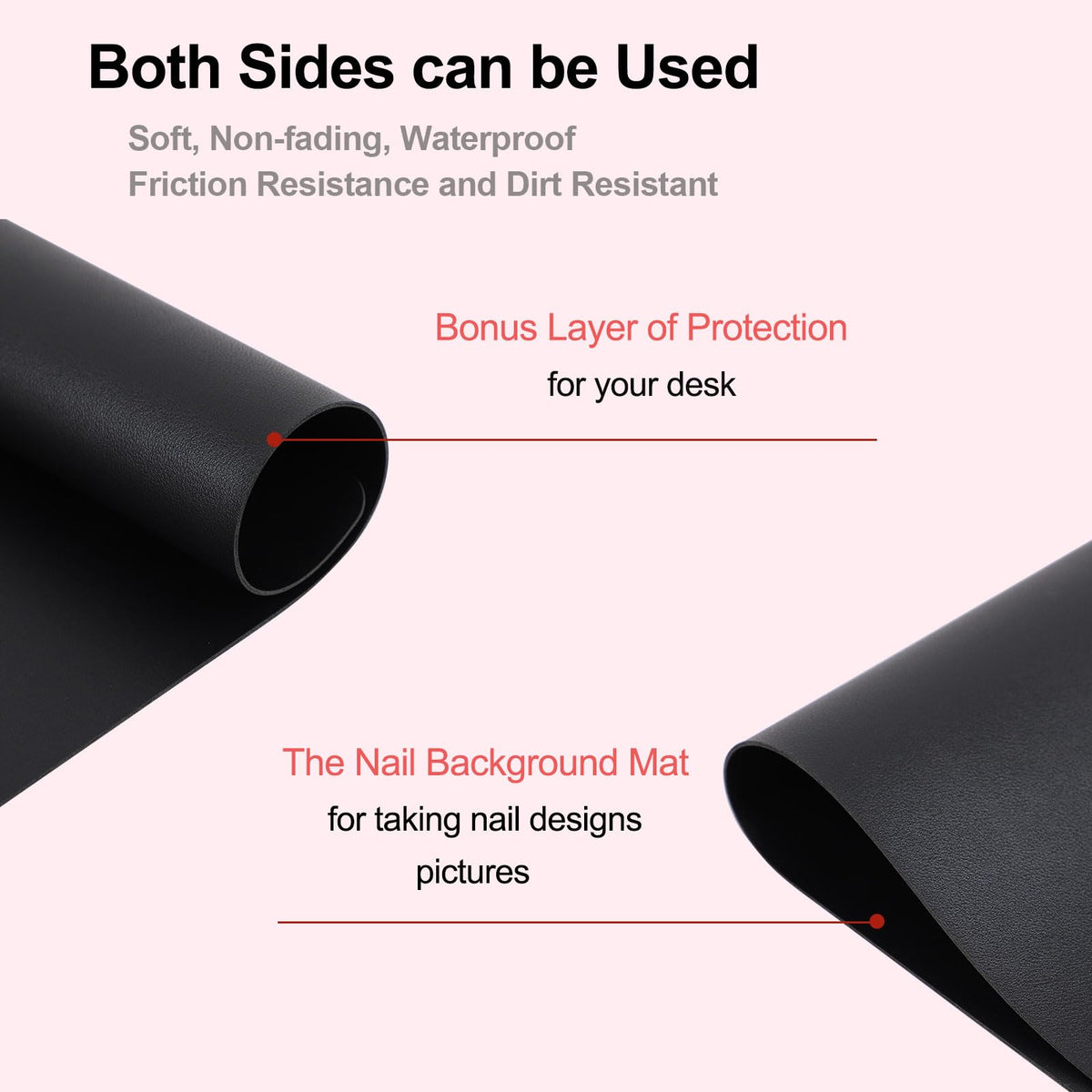 U-shaped design supports wrists and relaxed posture during sessions.