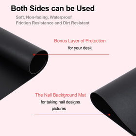 U-shaped design supports wrists and relaxed posture during sessions.