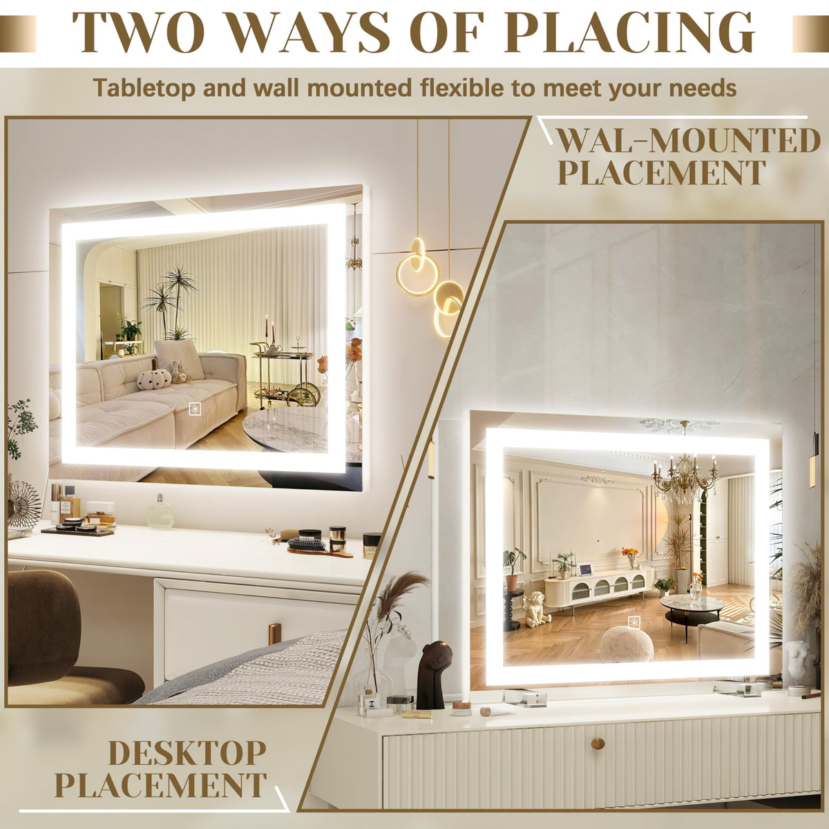 ROLOVE distortion-free glass provides accurate reflections for detailed routines.