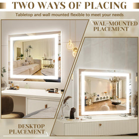 ROLOVE distortion-free glass provides accurate reflections for detailed routines.
