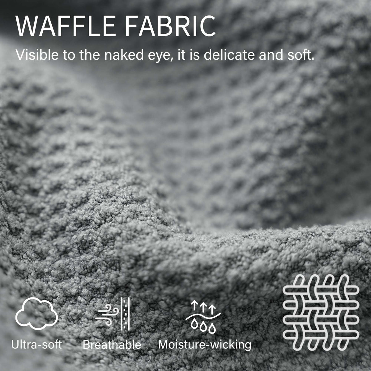 Elastic loop design on ROLSHOL towel wrap for secure, no-slip wear.