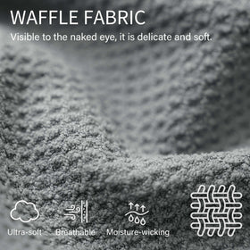 Elastic loop design on ROLSHOL towel wrap for secure, no-slip wear.