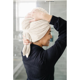 ROLSHOL home-use microfiber wrap for spa-like drying