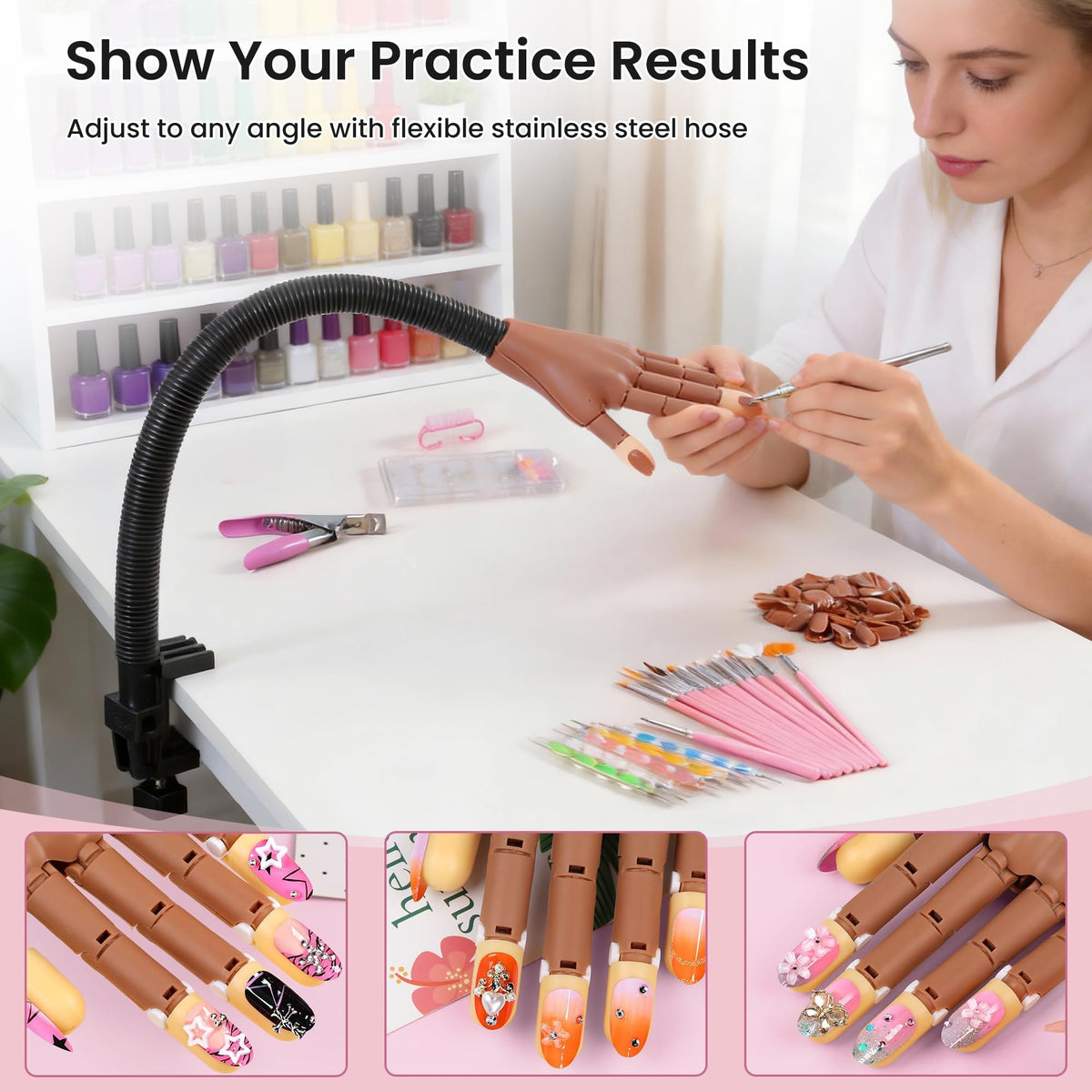 Rolybag beginner-friendly gift set for learning acrylic, gel, and wraps.