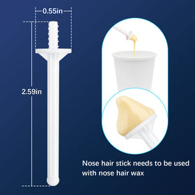 Rolybag nose wax sticks disposable design reduces cleanup after use.