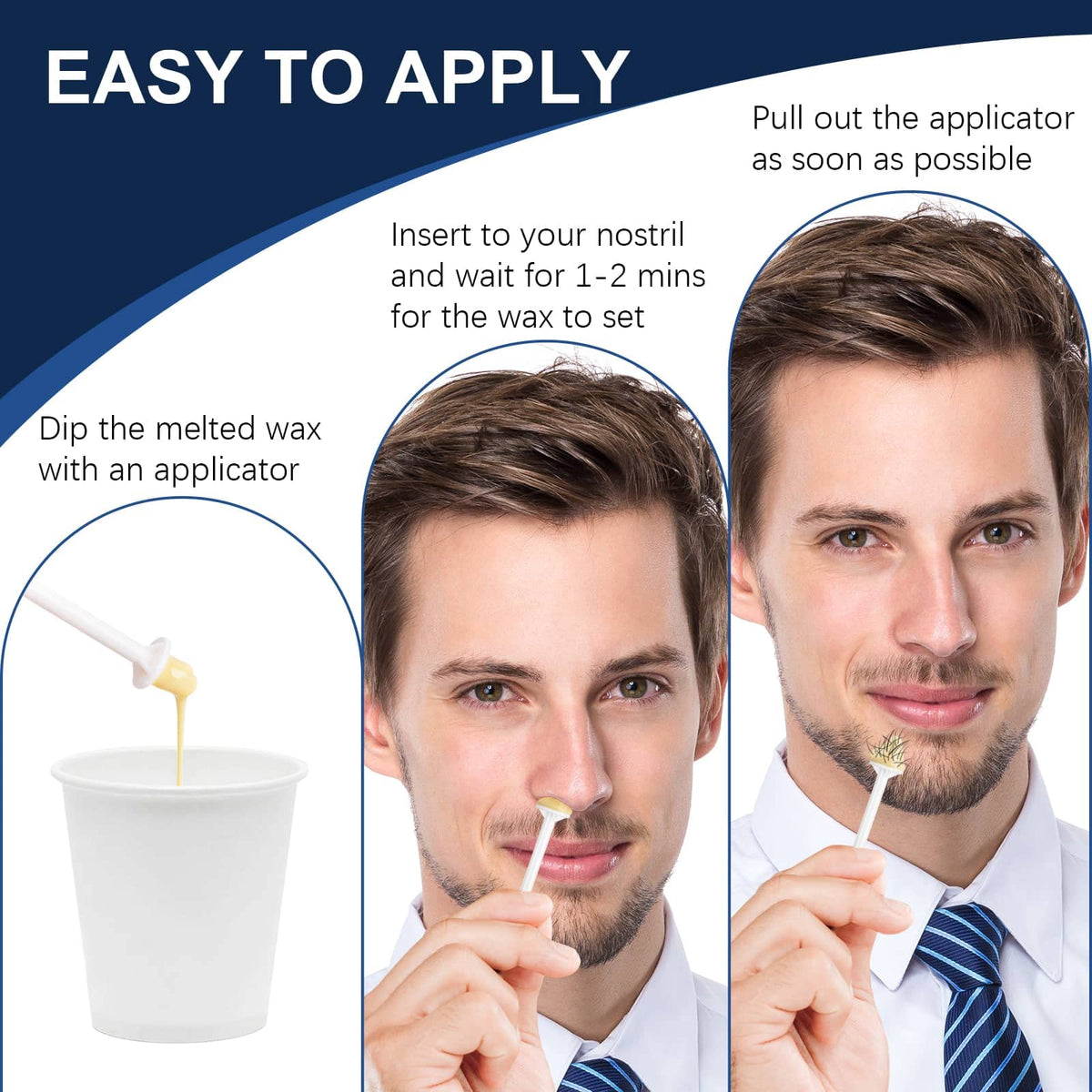 Rolybag nose wax sticks helper for quick nostril grooming and freshness.