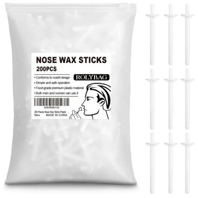 Rolybag nose wax sticks applicator pack for easy nostril cleaning and hair removal.