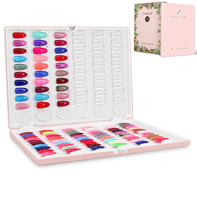ROMALOVE Nail Display Book cover showcases a premium organization tool for polish enthusiasts.