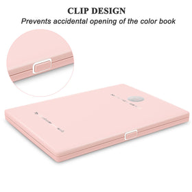 ROMALOVE portable-desk-display enables on-the-go color consults with clients.
