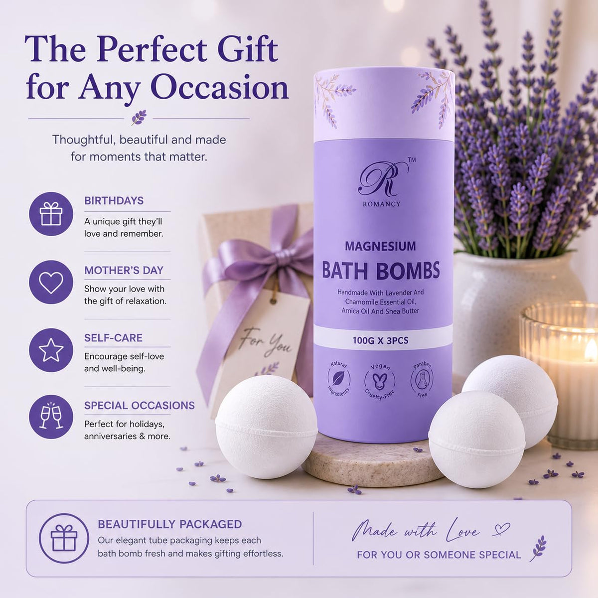 Romancy handmade in New York with premium ingredients