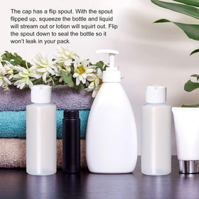 ROMERIZA INC. leak-proof cap bottle prevents spills during use.