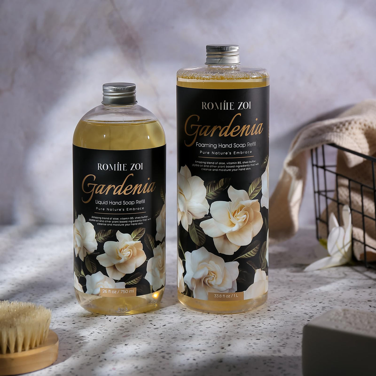 ROMIIE ZOI Gardenia fragrance enhances daily routines with floral notes.