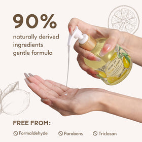 ROMIIE ZOI fresh lemon aroma enhances handwashing sessions
