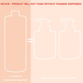 ROMIIE ZOI bottle detail emphasizes generous size and easy refilling.