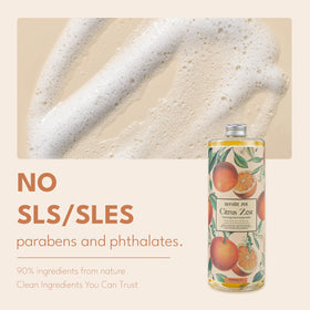ROMIIE ZOI foaming hand soap rich lather demonstrates creamy texture for effective cleaning.