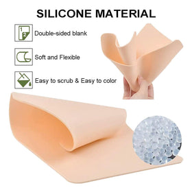 Romlon practice skin, soft and elastic, mimicking real skin.