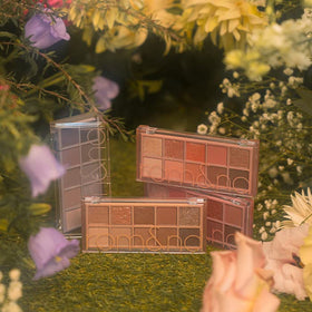 rom&nd Better Than Palette open compact case showcasing easy-access layout for on-the-go makeup