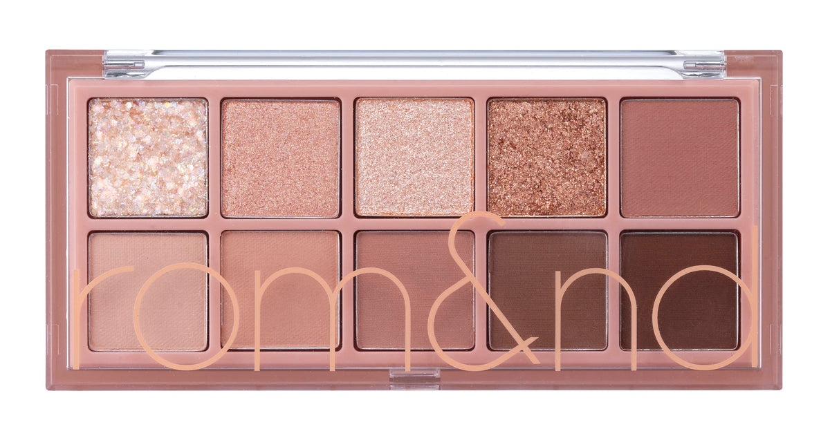 rom&nd Better Than Palette Rosebud Garden compact with eight versatile shades for day to night looks.
