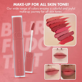 rom&nd Blur Fudge Tint on-the-go for quick, natural-looking glow.